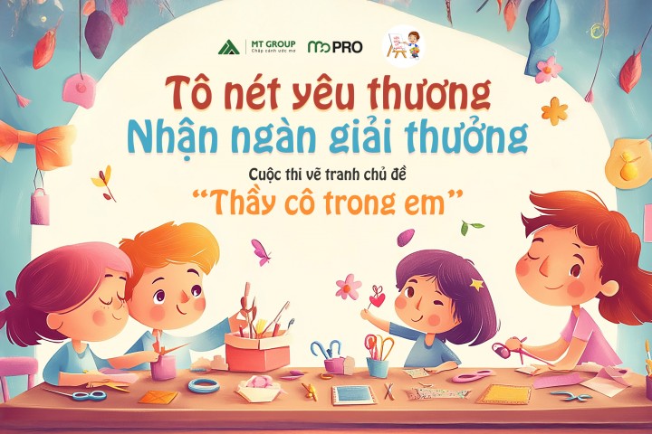 CUỘC THI VẼ TRANH CHỦ ĐỀ “THẦY CÔ TRONG EM”