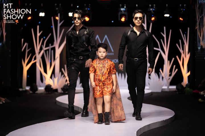 Mẫu nhí Bảo Nam gây ấn tượng với thần thái sắc lạnh trên sàn diễn MT Fashion Show 2024